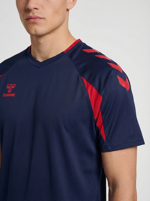 hmlCORE 2.0 JERSEY S/S, MARINE/TRUE RED, model