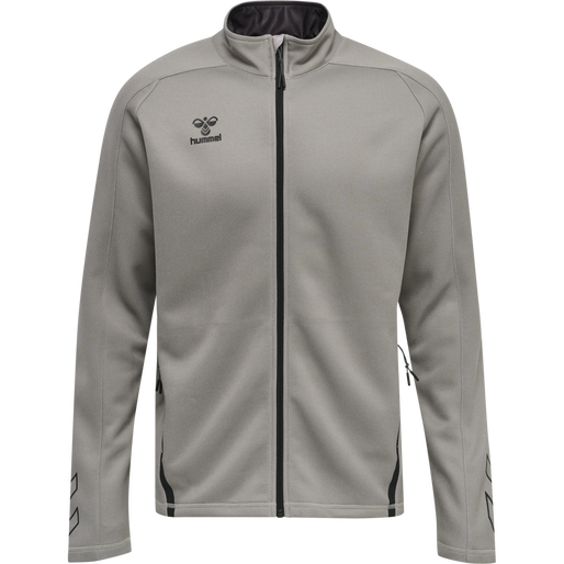 hmlCIMA XK ZIP JACKET, GREY MELANGE, packshot