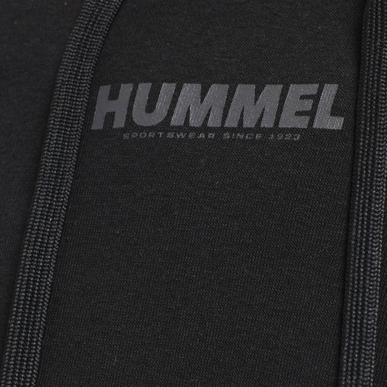 hmlLEGACY HOODIE, BLACK, packshot