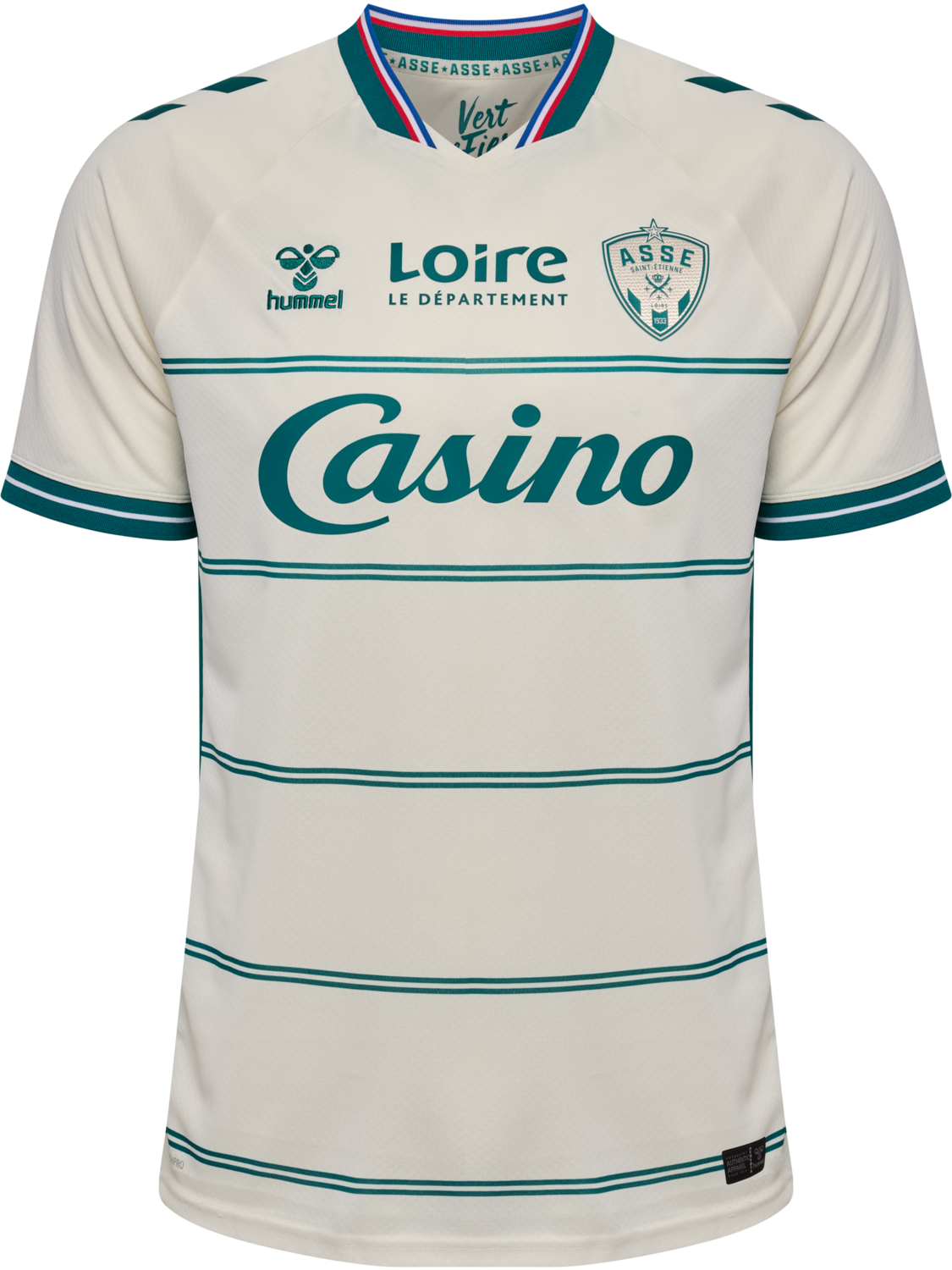 ASSE 26/27 AWAY JERSEY S/S, MARSHMALLOW, packshot