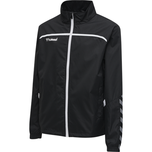 hmlAUTHENTIC KIDS TRAINING JACKET, BLACK/WHITE, packshot