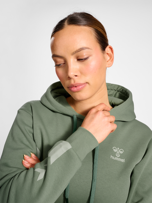 hummel ACTIVE HOODIE WOMAN - SEA | hummel.dk