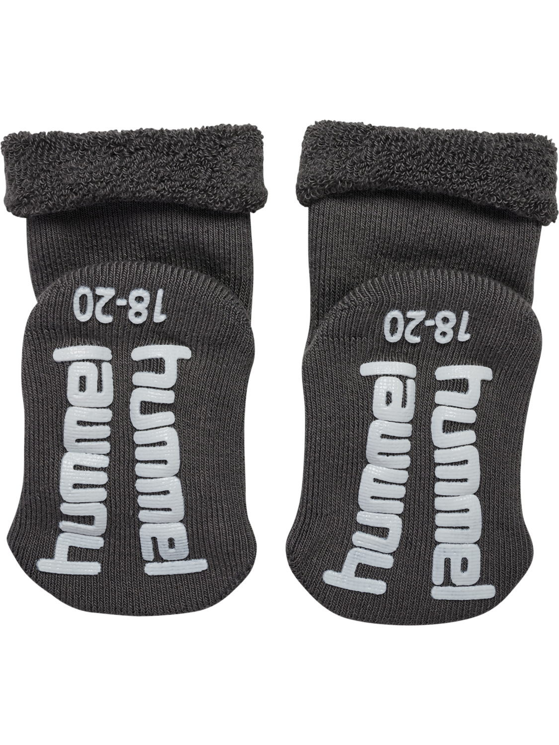 hmlMINI NON SLIP 3-PACK SOCK, DARK GULL GRAY, packshot