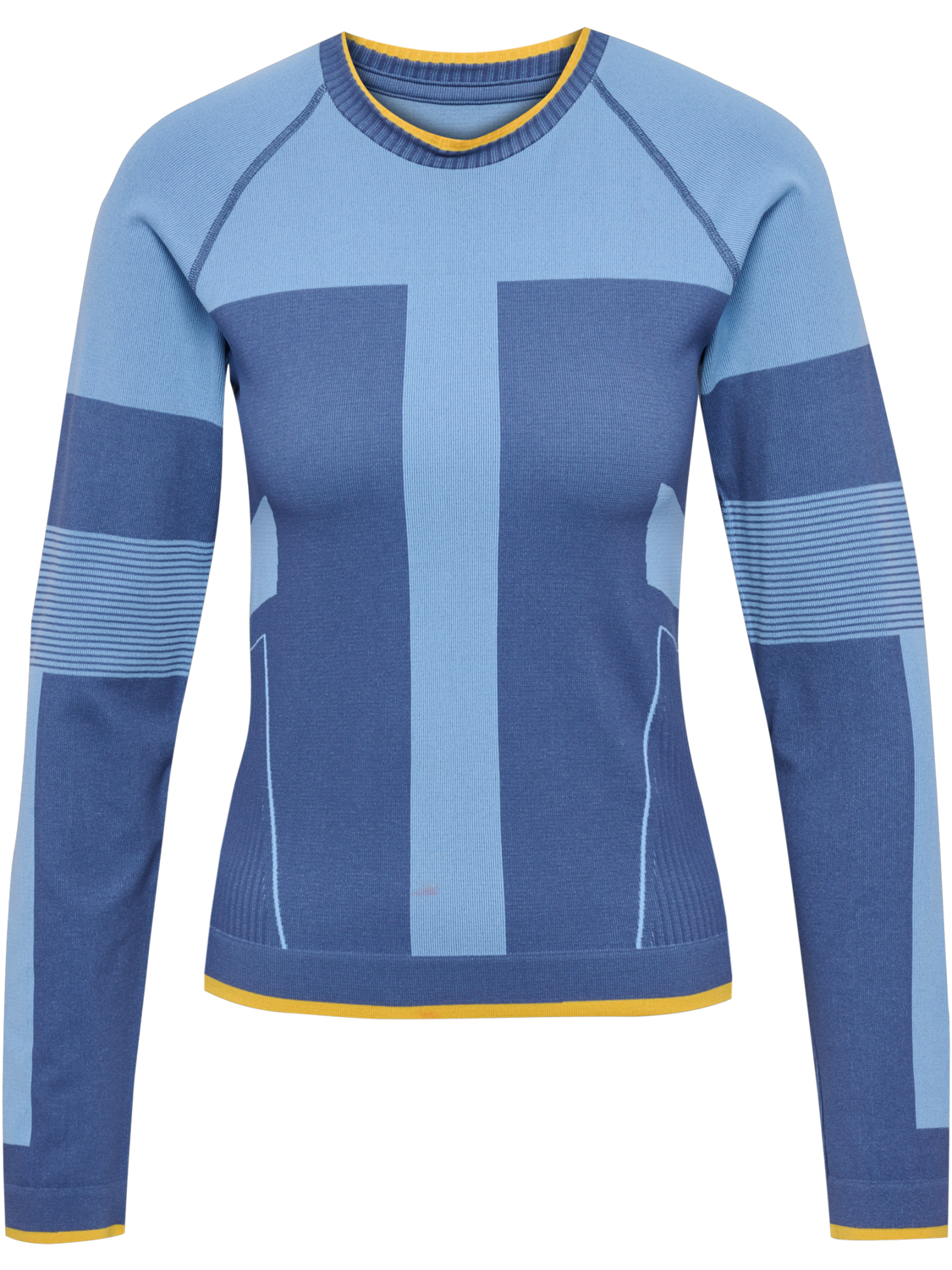 hmlSEAMLESS TEE LS, DUTCH BLUE, packshot