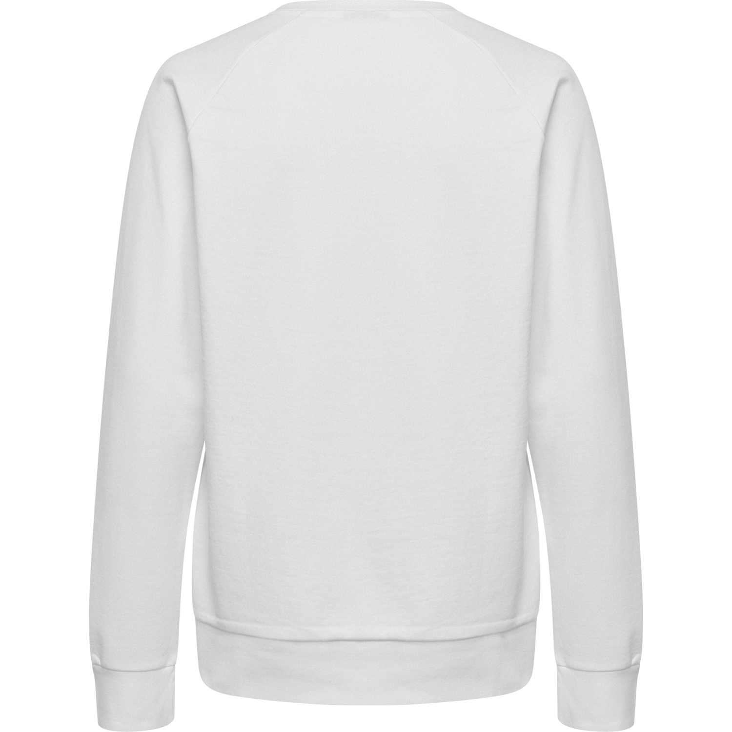 HUMMEL GO COTTON LOGO SWEATSHIRT WOMAN, WHITE, packshot