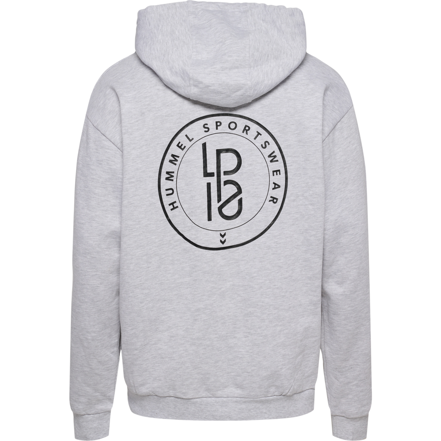 hmlLP10 BOXY SWEAT HOODIE, LIGHT GREY MELANGE, packshot