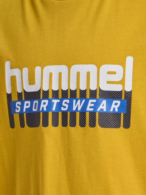 hmlTUKAS T-SHIRT S/S, GOLDEN SPICE, packshot