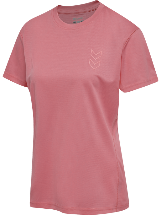 hmlACTIVE PL JERSEY S/S WOMAN, DUSTY ROSE, packshot