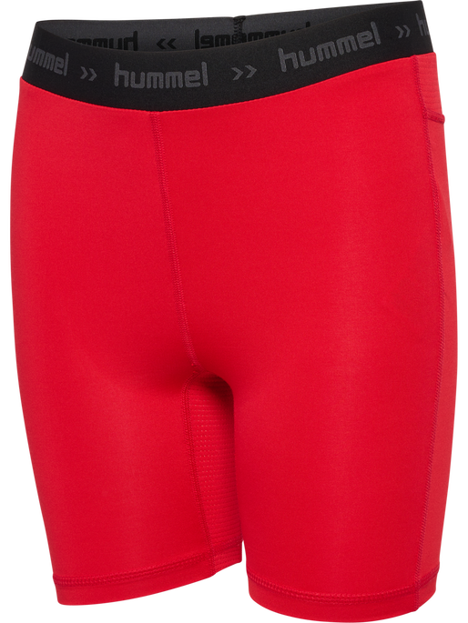 HML FIRST PERFORMAN KIDS TIG SHORTS, TRUE RED, packshot
