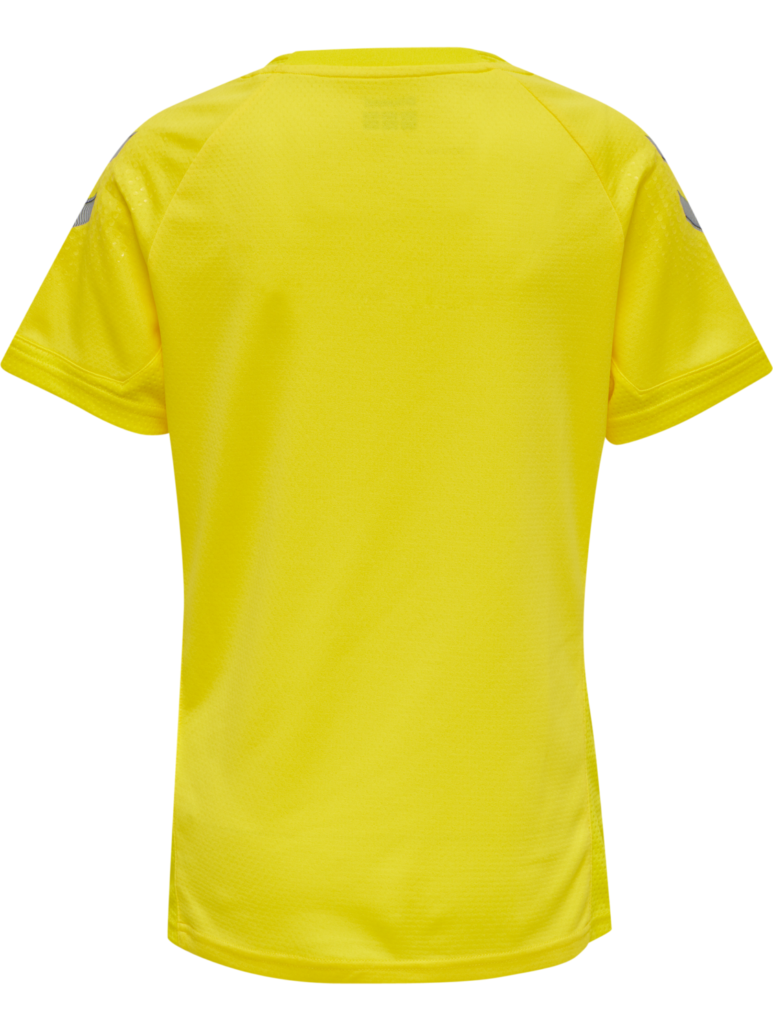 hmlLEAD WOMENS S/S POLY JERSEY, BLAZING YELLOW, packshot
