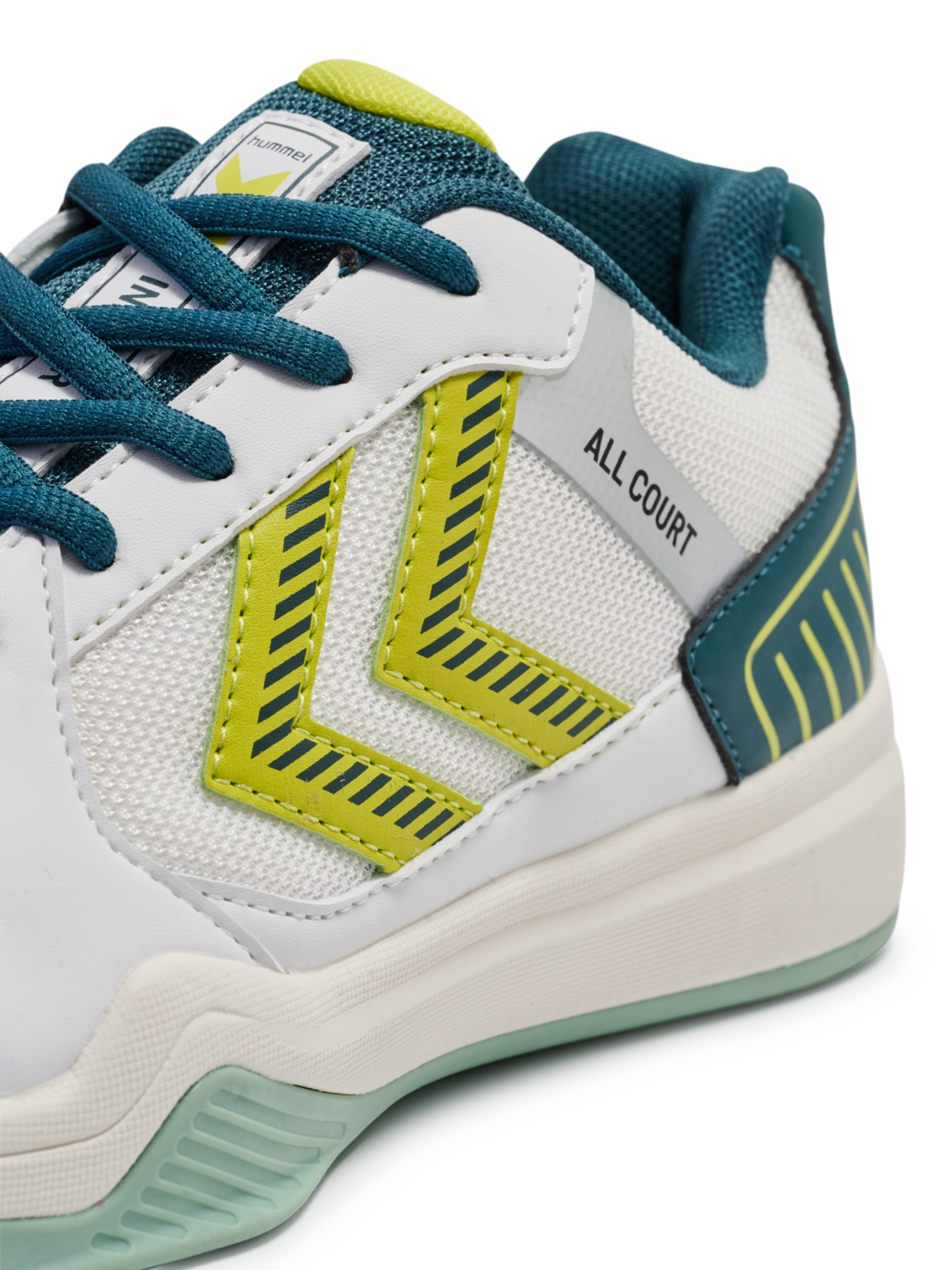ALL COURT, WHITE/GREEN/YELLOW, packshot