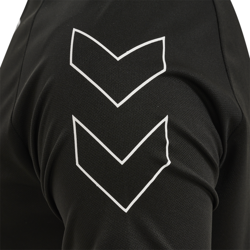 hmlTE TIHALT T-SHIRT, BLACK, packshot