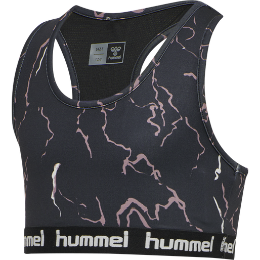 hmlMIMMI SPORTS TOP, CAVIAR/TWILIGHT MAUVE, packshot