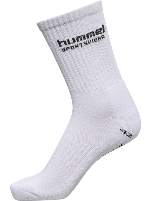 hml3-PACK SOCKS SPORTSWEAR, WHITE/TANGO RED, packshot