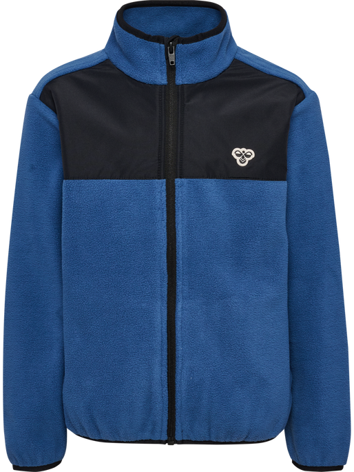 hmlJR FLEECE ZIP JACKET, TRUE NAVY hmlJR FLEECE ZIP JACKET, TRUE NAVY, packshot