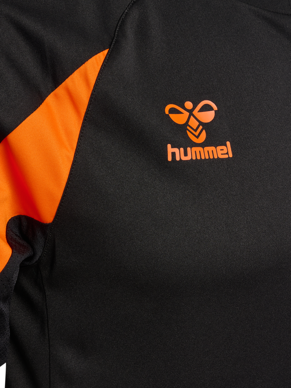 hmlCORE 2.0 JERSEY S/S, BLACK/ORANGE TIGER, packshot