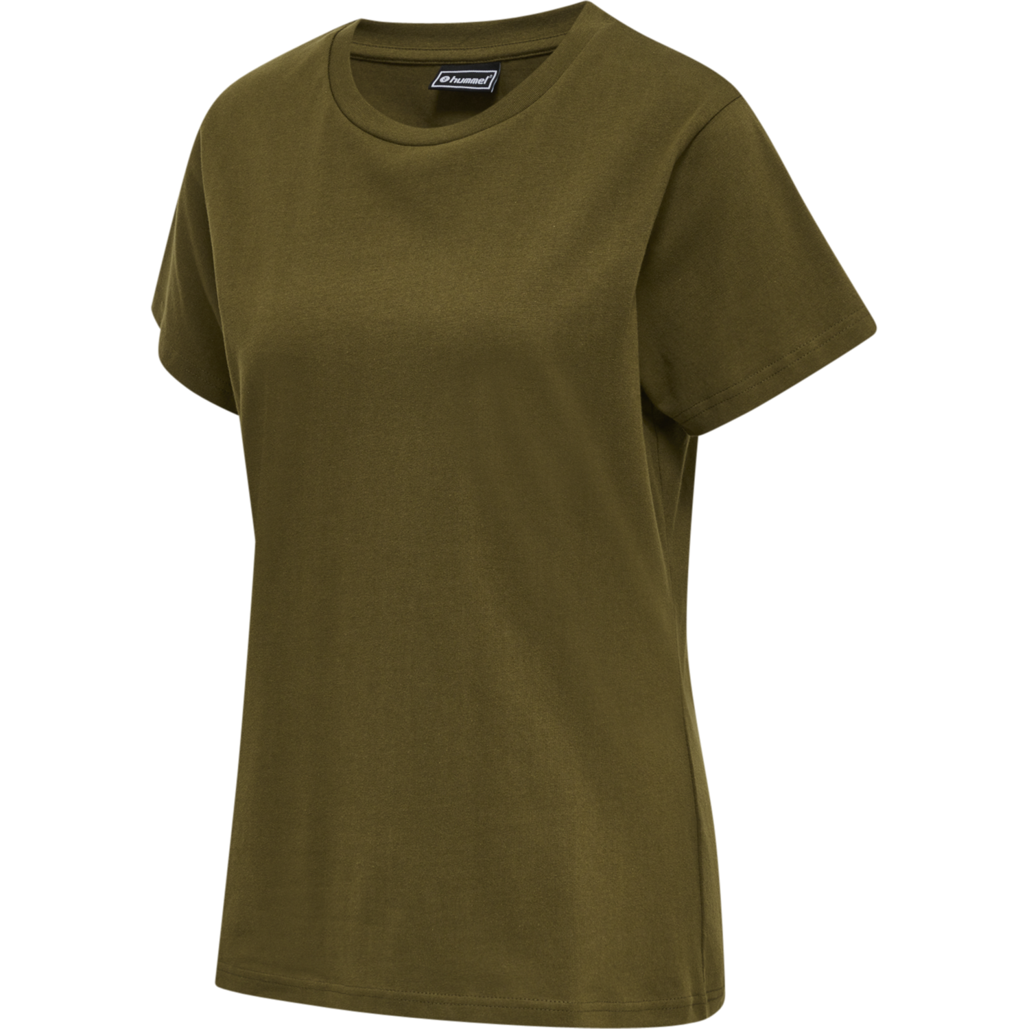hmlRED HEAVY T-SHIRT S/S WOMAN, DARK OLIVE, packshot