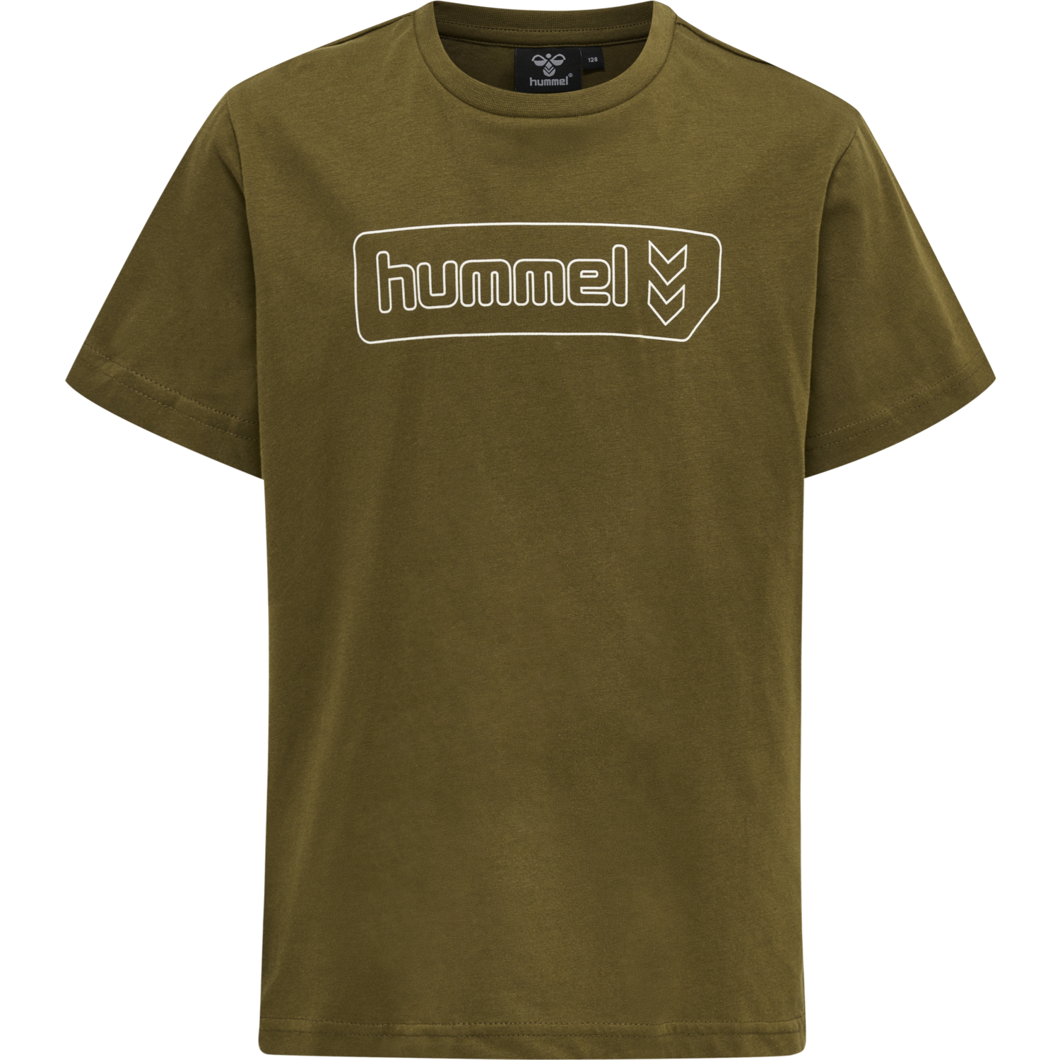 hmlTOMB T-SHIRT S/S, DARK OLIVE, packshot