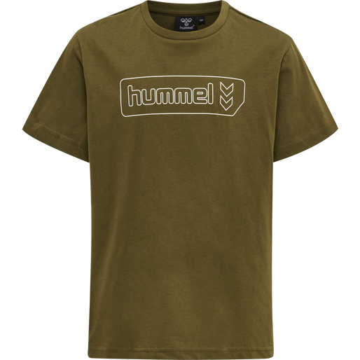 hmlTOMB T-SHIRT S/S, DARK OLIVE, packshot