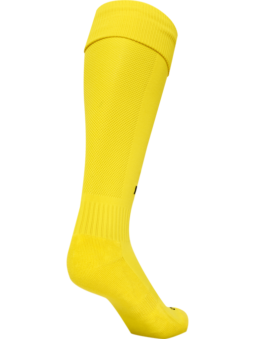 hmlESSENTIAL FOOTBALL SOCKS, BLAZING YELLOW/BLACK, packshot
