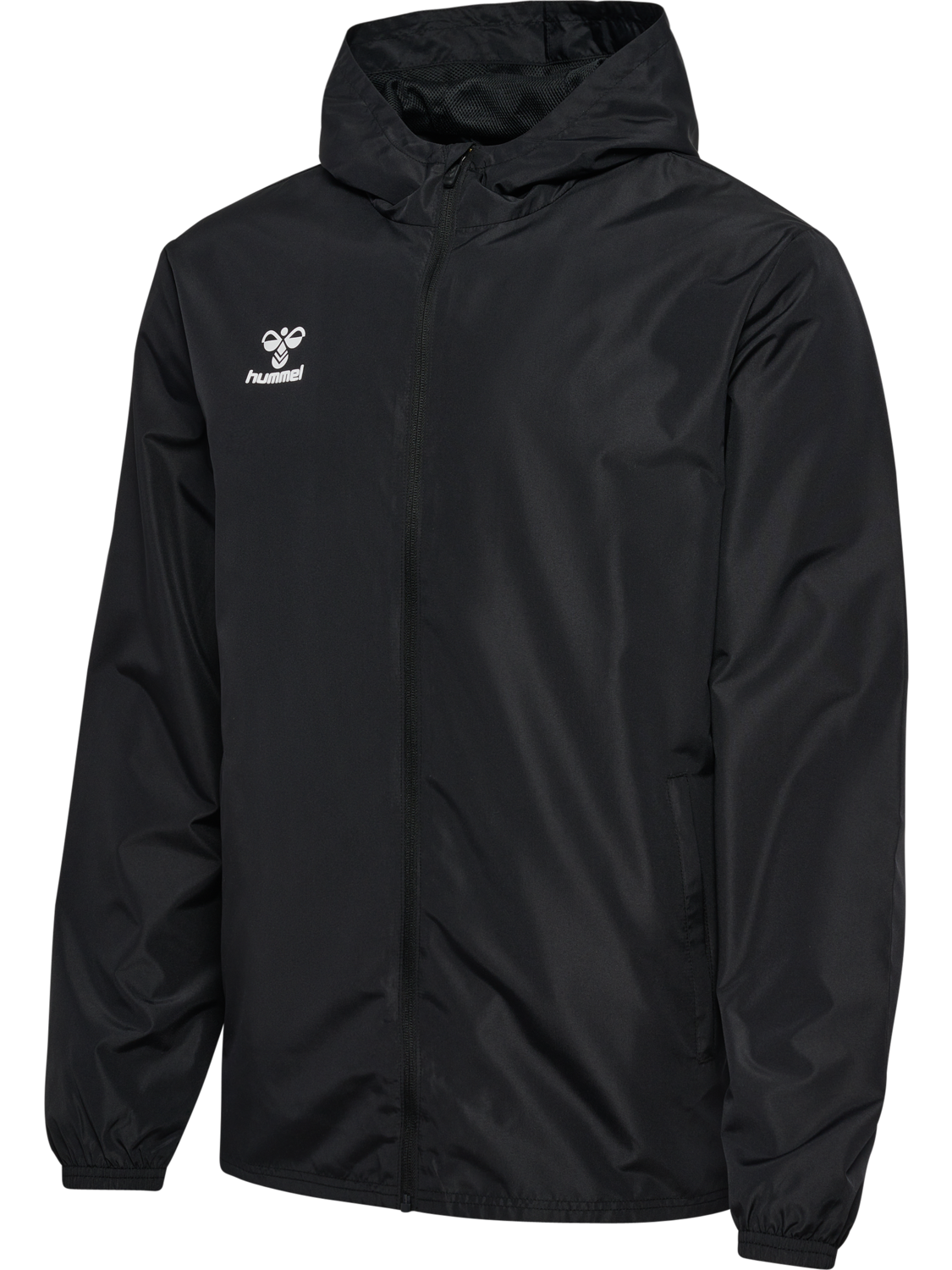 hmlESSENTIAL AW JACKET, BLACK, packshot