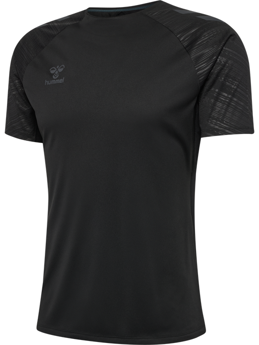 hmlPRO TRAINING JERSEY S/S, BLACK, packshot