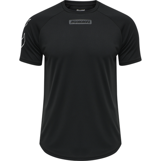 hmlTE TOPAZ T-SHIRT, BLACK, packshot