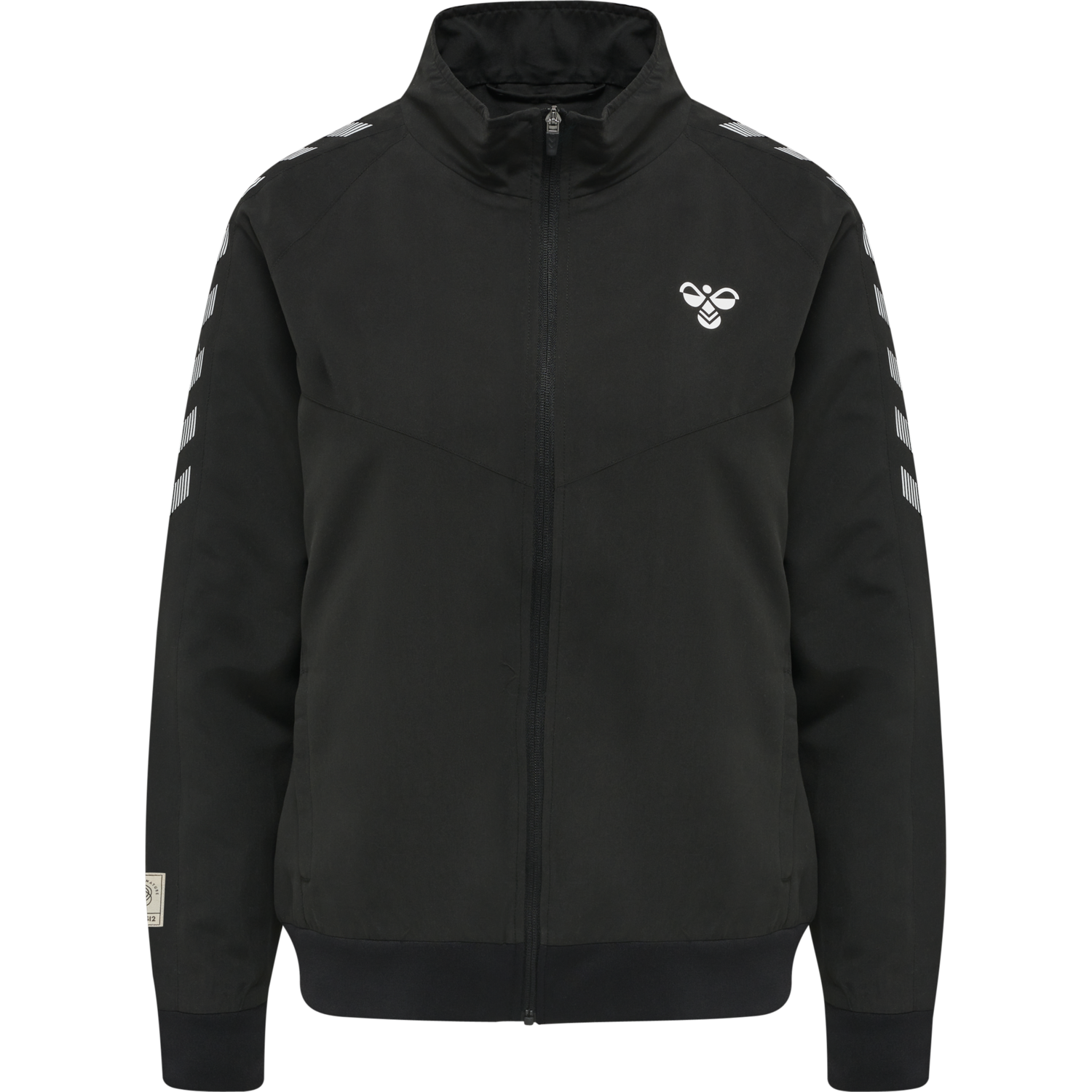 hmlGG12 TRACK JACKET WOMAN, BLACK, packshot