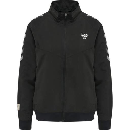 hmlGG12 TRACK JACKET WOMAN, BLACK, packshot