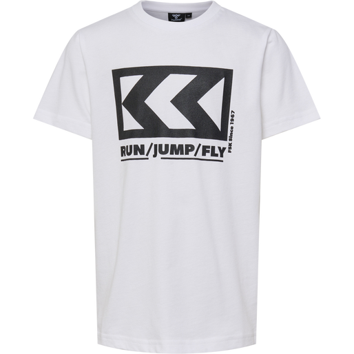 hmlFSK LOW T-SHIRT S/S, BRIGHT WHITE, packshot