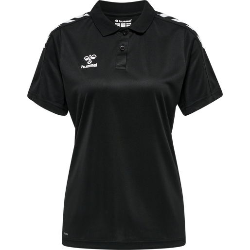 hmlCORE XK FUNCTIONAL POLO WOMAN, BLACK, packshot
