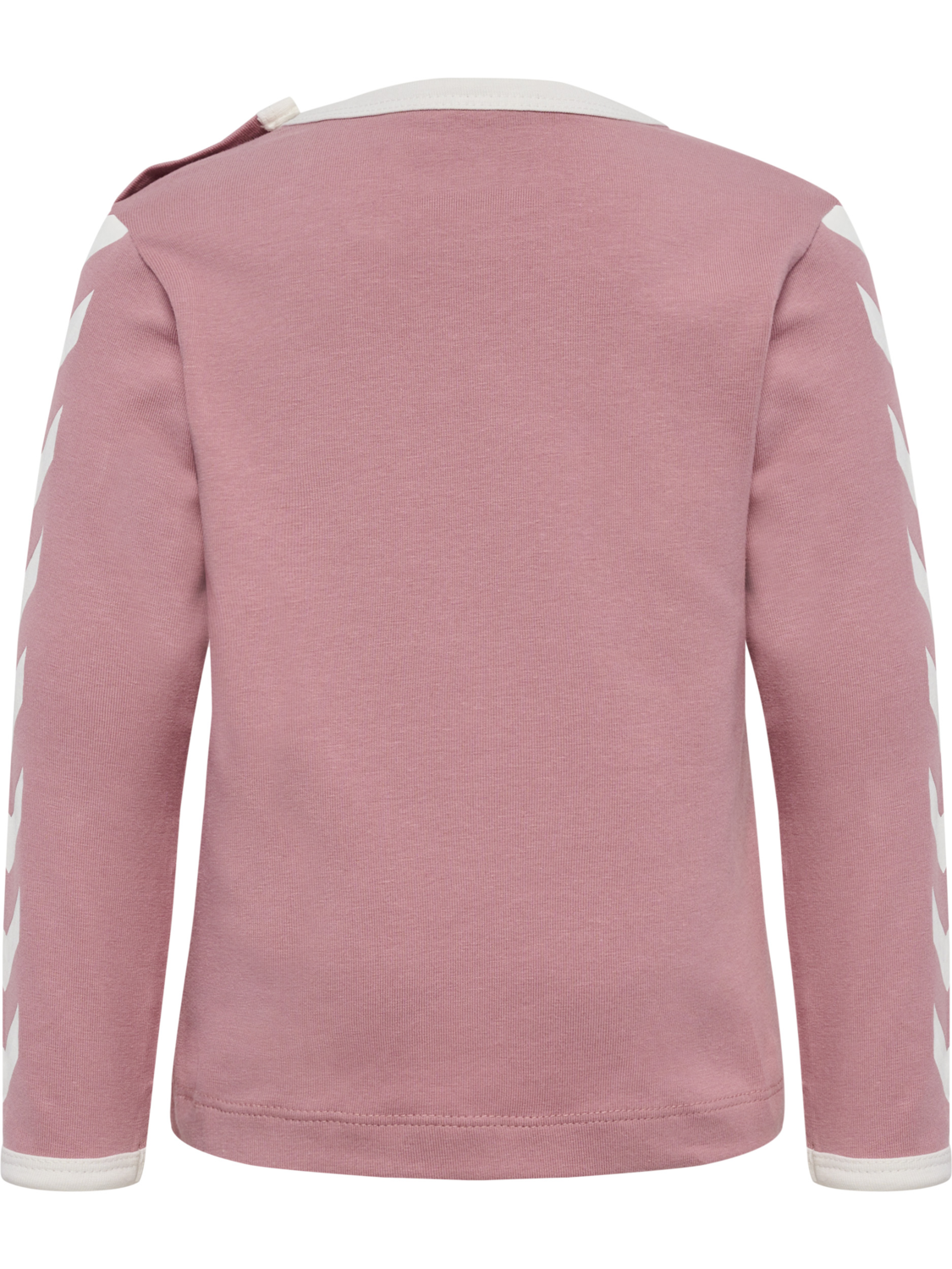 hmlFLIPPER T-SHIRT L/S 2-PACK, GREY MELANGE/WOODROSE, packshot