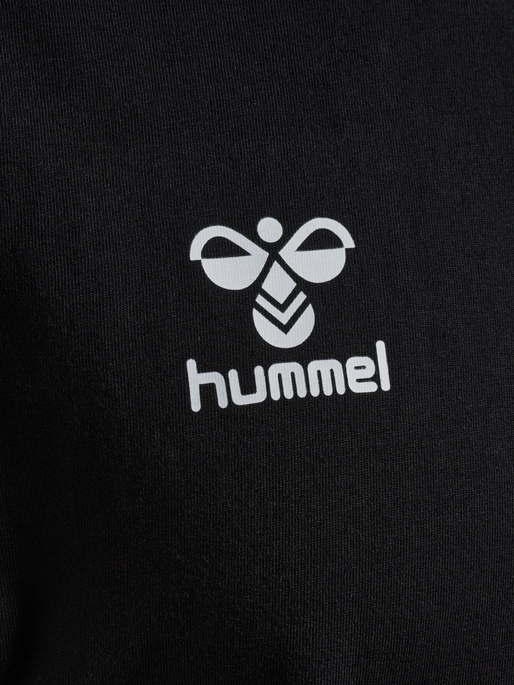 hmlAUTHENTIC CO T-SHIRT S/S, BLACK, packshot