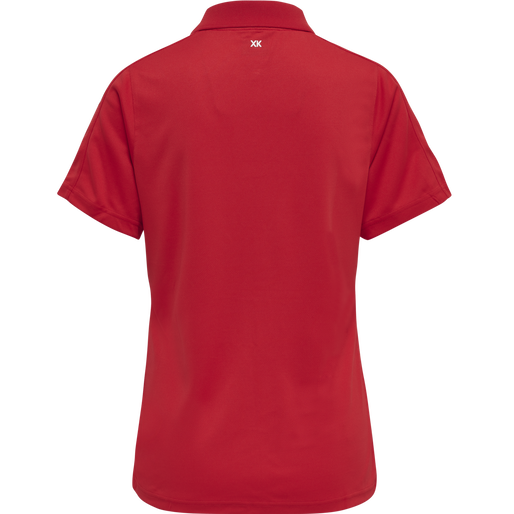 hmlCORE XK FUNCTIONAL POLO WOMAN, TRUE RED, packshot