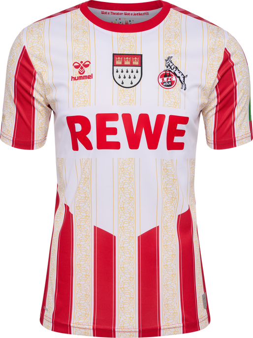 1FCK 23/24 KARNEVAL JERSEY S/S, WHITE/TRUE RED, packshot