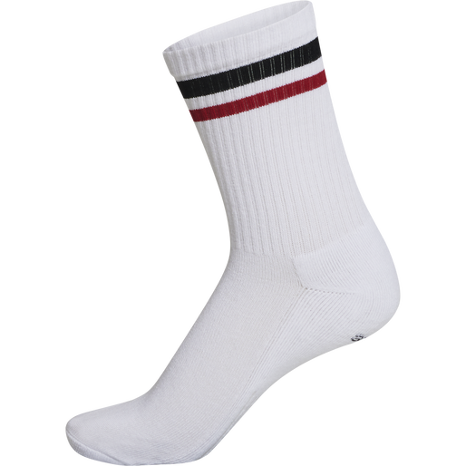 hmlRETRO 4-PACK SOCKS MIX, WHITE/BLACK, packshot