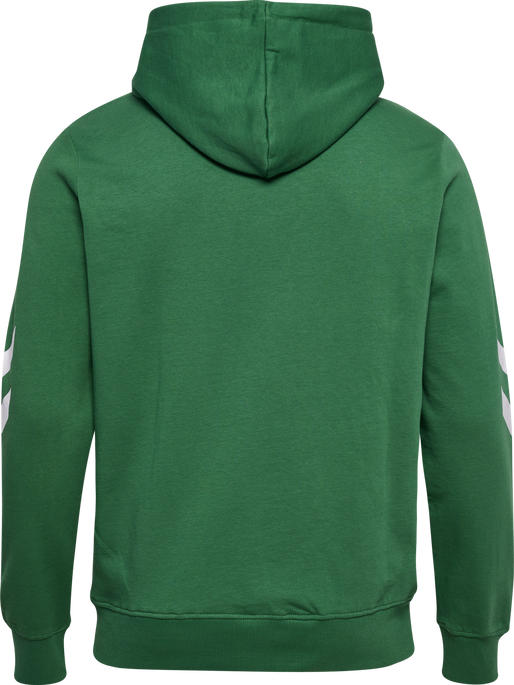 hmlLEGACY LOGO HOODIE, FOLIAGE GREEN, packshot