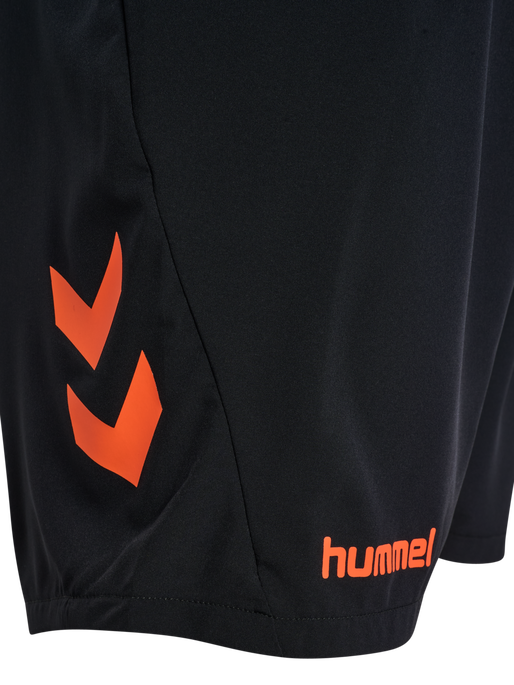 hmlBLAZE PRO TRAINING SHORTS KIDS, BLACK/ORANGE hmlBLAZE PRO TRAINING SHORTS KIDS, BLACK/ORANGE, packshot