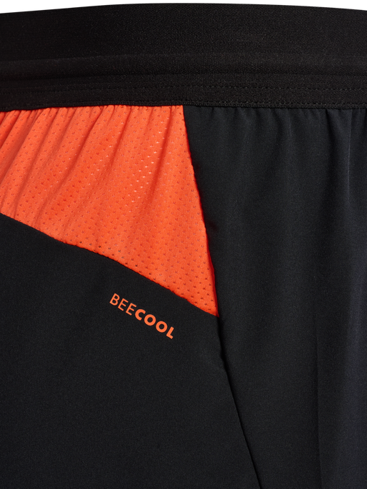 hmlBLAZE PRO TRAINING SHORTS KIDS, BLACK/ORANGE hmlBLAZE PRO TRAINING SHORTS KIDS, BLACK/ORANGE, packshot