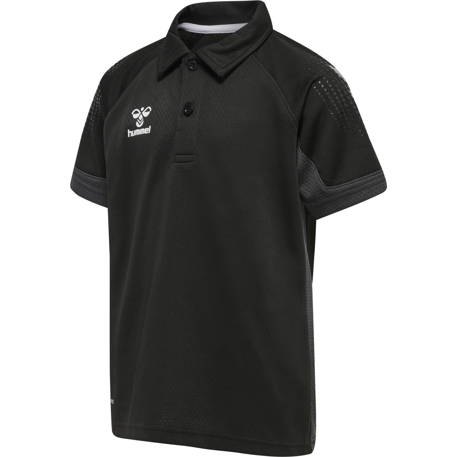 hmlLEAD FUNCTIONAL KIDS POLO, BLACK, packshot