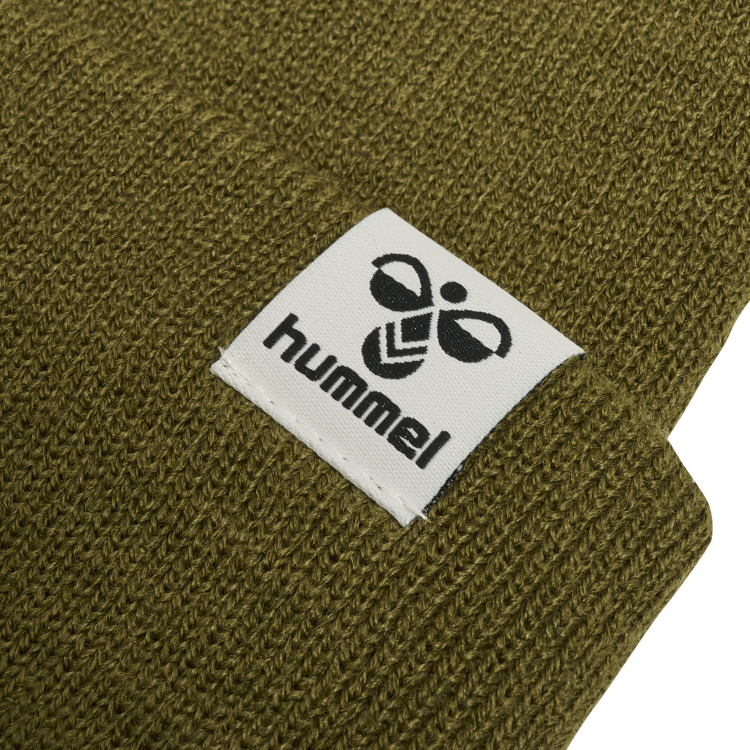 hmlPARK BEANIE, DARK OLIVE, packshot
