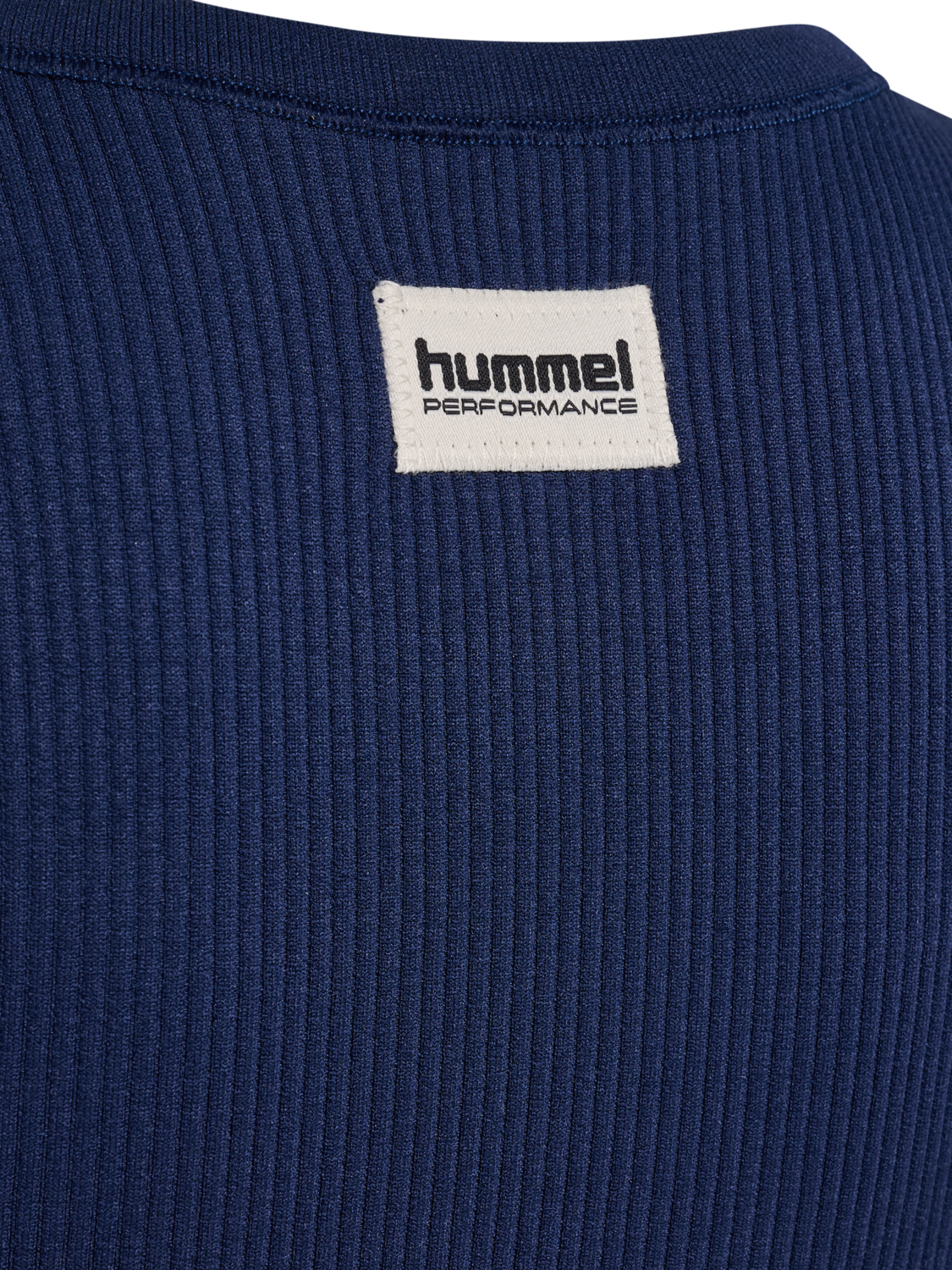 hmlJR SEAMLESS RIB T-SHIRT S/S, BLACK IRIS, packshot