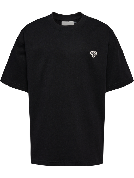 hmlJR LOOSE T-SHIRT S/S BEE, BLACK, packshot