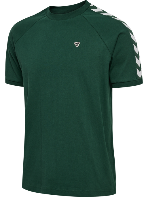 hmlARCHIVE LOOSE T-SHIRT S/S, DARK GREEN, packshot