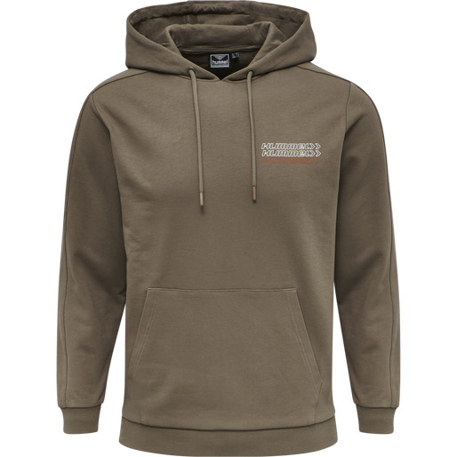 hmlDENNIS HOODIE, WALNUT, packshot