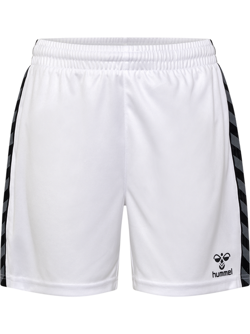 hmlAUTHENTIC PL SHORTS KIDS, WHITE, packshot
