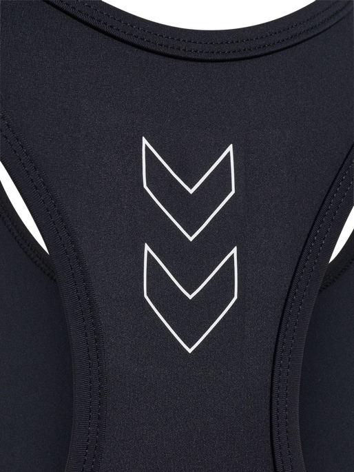 hmlTE FUNDAMENTAL SPORTS BRA, BLACK/WHITE hmlTE FUNDAMENTAL SPORTS BRA, BLACK/WHITE, packshot