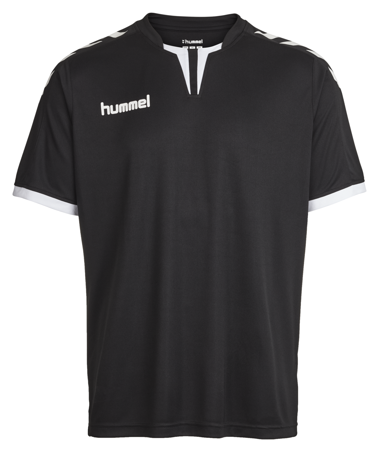 CORE SS POLY JERSEY, BLACK PR, packshot