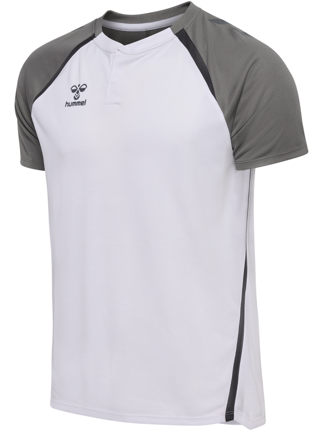hmlLEAD 2.0 POLO, WHITE/STEEL GRAY, packshot