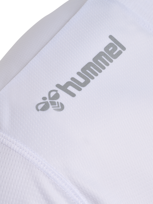 hmlRUN JERSEY S/S, WHITE, packshot